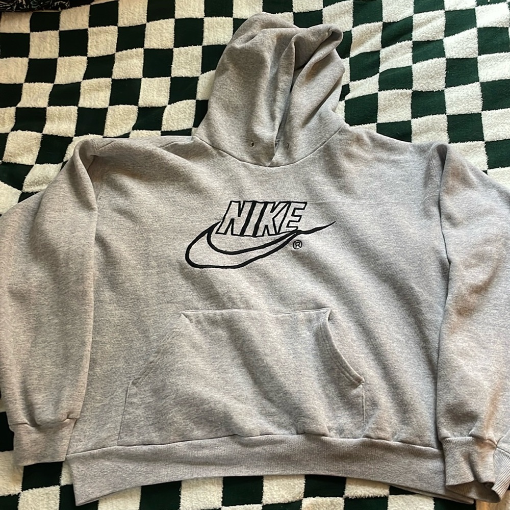 Nike Grey Hooded Sweatshirt - Picture 2 of 3